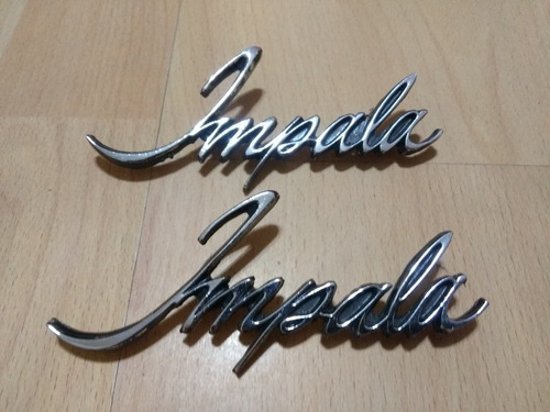 Par De Emblemas Chevrolet Impala Varios Modelos