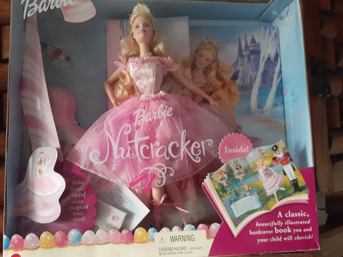 Barbie Cascanueces Princesa Ciruela Con Libro 