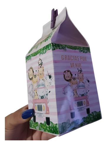 Caja Milk Box Animalito De La Selva X 30