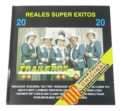 Los Traileros Del Norte 20 Reales Super Exitos Cd Disco 2003