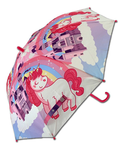 Guarda Chuva Sombrinha Automática Infantil Top Cor Branco