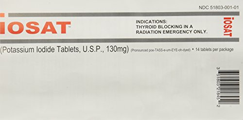 Iosat 130 Mg Tablas De Iodidos De Potasio, 5 71h4r