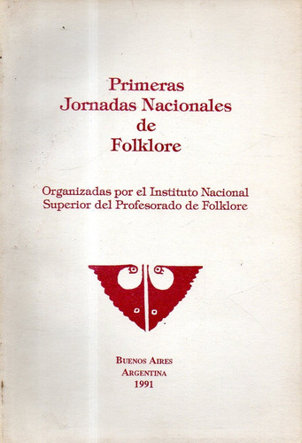 Primeras Jornadas Nacionales De Folklore-libreria Merlin