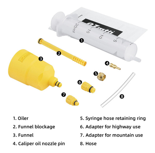 Kit De Frenos De Disco Para Bicicleta Con Sangrado, Aceite P