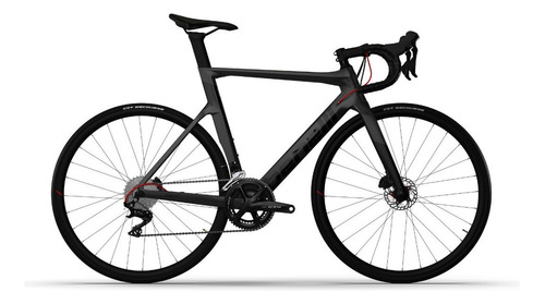 Bicicleta Benelli - R22 4.0 Pro Carb Disk Color Negro Gris Oscuro Tamaño Del Cuadro L