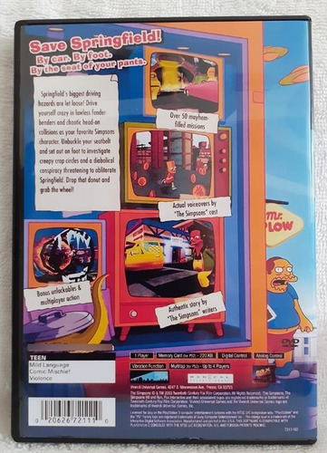 The Simpsons: Hit & Run - Ps2 - Obs: R1
