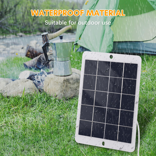 Cargador Solar Portátil 3w 5v Impermeable Para Camping Con U