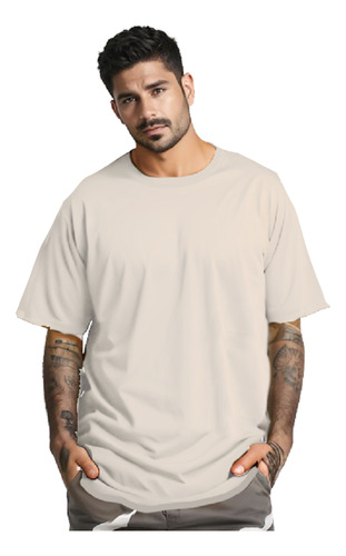 Camiseta En Algodón Para Hombre Talla Xxl Oversize  Ref 09