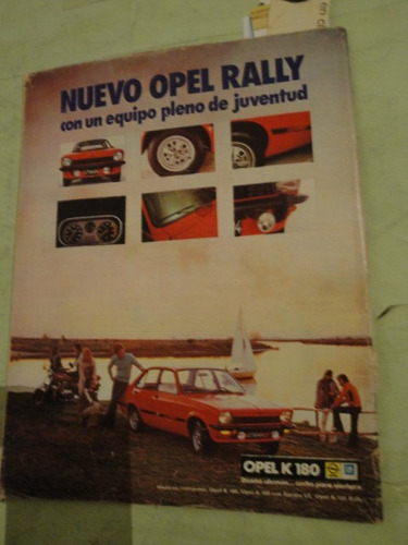 Publicidad Opel K 180 Rally Año 1977