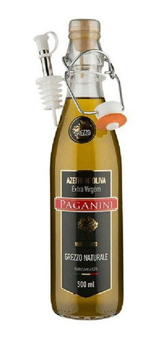 Imagem 1 de 2 de Azeite Italiano Paganini Não Filtrado Extra Virgem 500ml