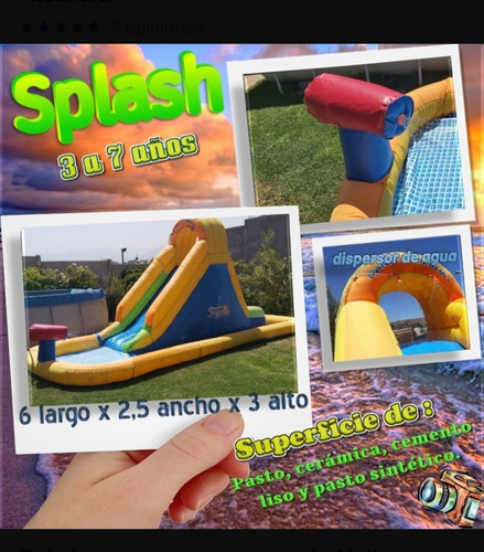 Imagen 5 de 5 de Arriendo De Juegos Inflables Acuáticos Y Tradicionales.