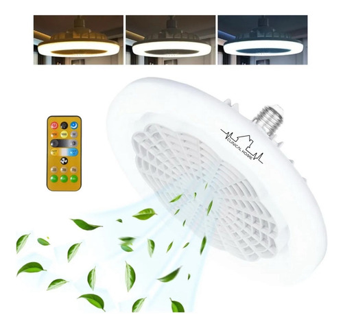 Ventilador Con Lampara De Techo Miltifuncion 2 En 1