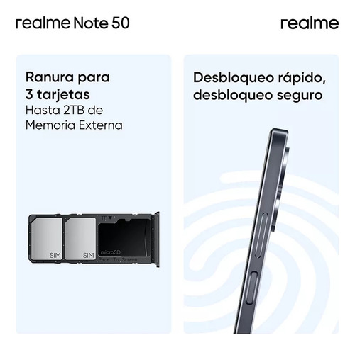 Realme Note NOTE 50 Dual SIM 128 GB azul 4 GB RAM