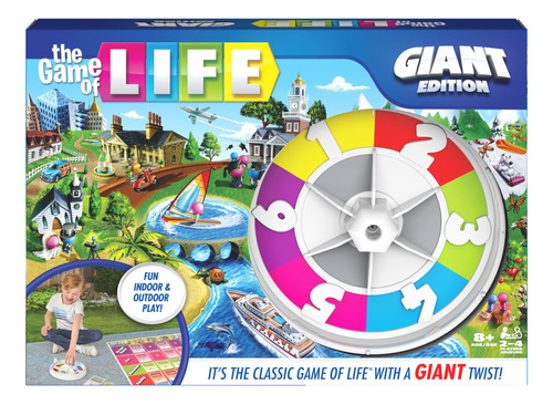 The Game Of Life, Juego De Mesa Familiar De Edición Gigant.