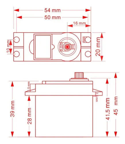 Servo Metálico Mg996r De 270º Tower Pro