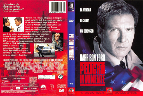 Peligro Inminente - Harrison Ford - Willem Dafoe - Dvd