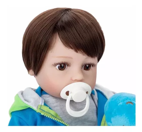 Bebê Reborn Original Menino Legítimo 100% Silicone Macio