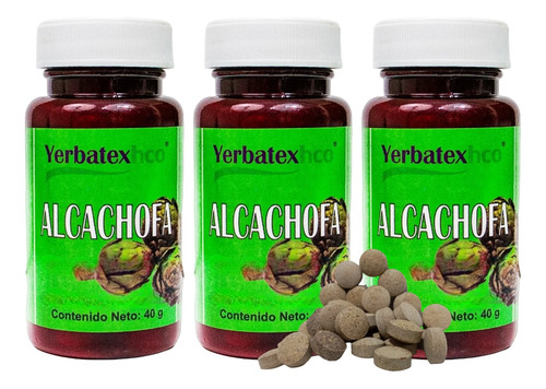 Pack 3 Té De Hierba Alcachofa Envase Con 100 Piezas C/u