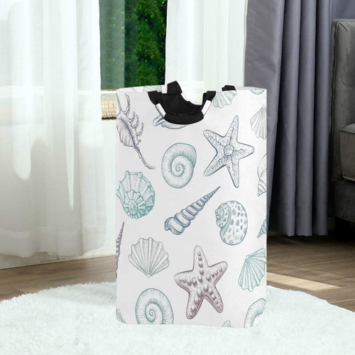 Cesta Impermeable Para Ropa Sucia Grande Con Asas