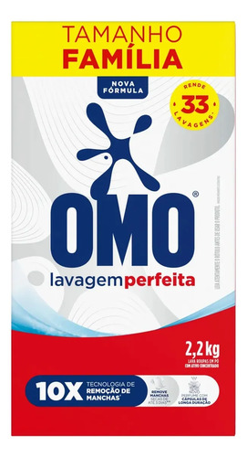 Sabão em Pó Omo Lavagem Perfeita 4kg