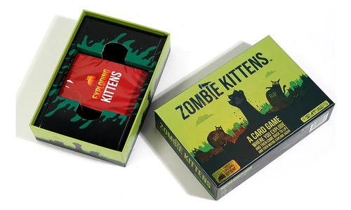 Zombie Kittens Card Game Juego Mesa Cartas Exploding Inglés