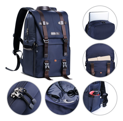 Mochila K&f Impermeable Para Cámara