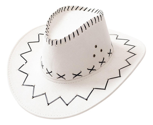 Sombrero De Vaquero De Ante Estilo Occidental Resistente