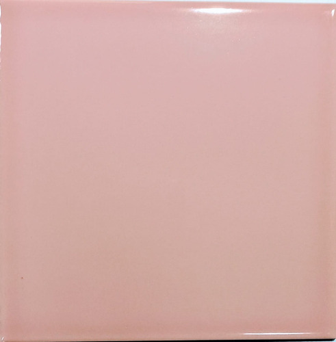 Azulejo 15 X 15 Rosa Brillante Revestimiento Pared