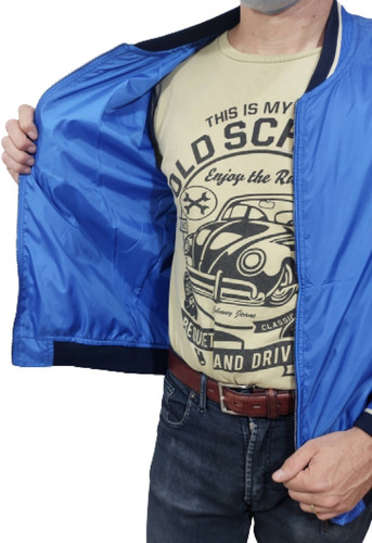Imagen 4 de 9 de Camperas Rompe Viento Moda Hombre Corta Premium