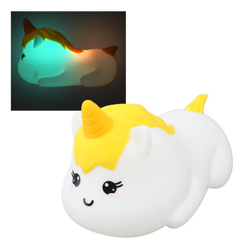 Mesa De Noche Led Para Niños, Abdominales, Silicona, Bonito