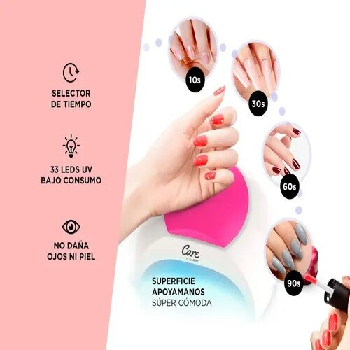 Cabina Para Uñas 48w Gadnic Care 2c Semipermanente