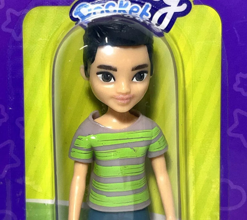 Mini Boneco Colecionável Menino Boy Moreno Jake Tam - Amigo Da Boneca Polly Pocket - Vestido Com Roupa Roupinha Fashion - Mattel Brinquedos