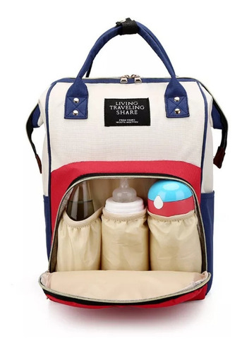 Mochila Bolsa Maternidade Bebê Multifuncional Mamãe Barata Cor Vermelho