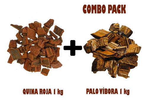 Quina Roja 1 Kg Y Palo De Víbora 1 Kg