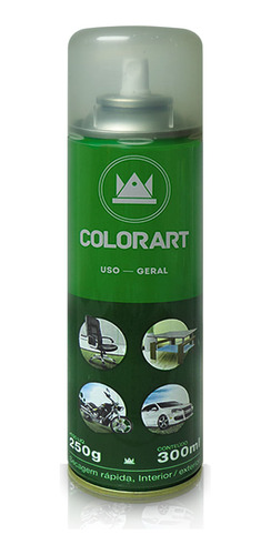 Verniz Acrílico Spray Colorart Brilhante Artesanto Decoração