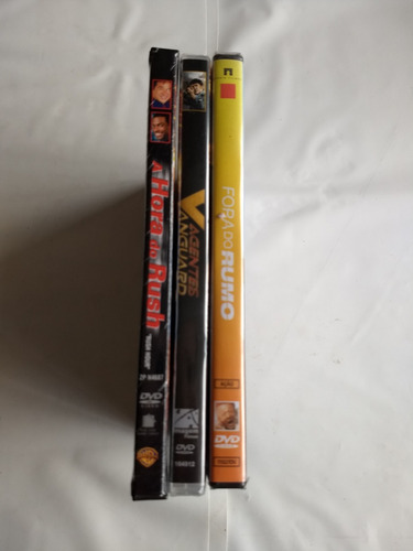 Dvd A Hora Do Rush + Agentes Vanguard + Fora De Rumo
