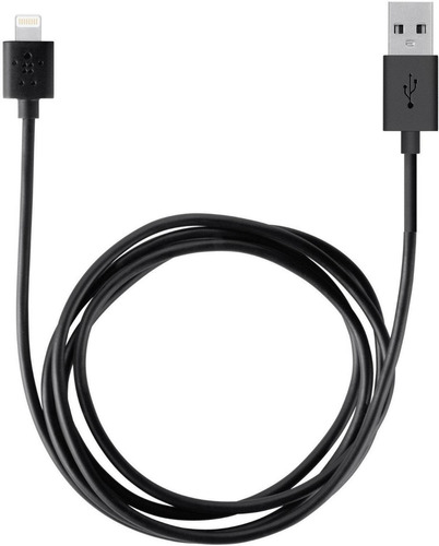 Cable Lightning Para iPhone Y iPad Color Negro - Belkin