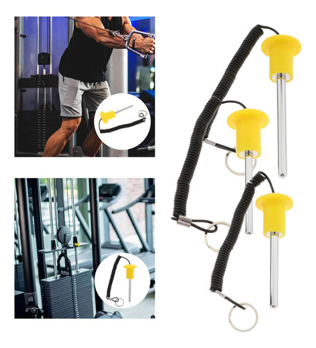 3x De Peso Pin Selector Clave Ejercicio Partes Accesorios