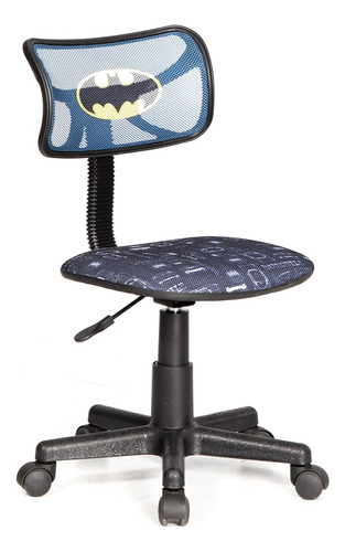 Idea Nuova Batman Swivel Mesh Rolling Desk Chair