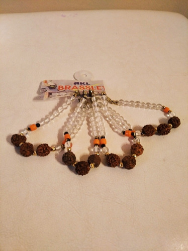 Imagen 1 de 1 de Brazalete De Semillas Rudrashka De India