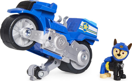 Paw Patrol, Moto Pups Deluxe De Chase, Vehículo  Motocicleta