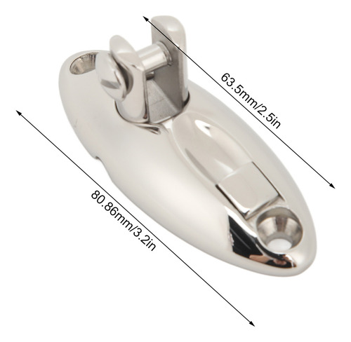 Bisagra Giratoria Para Barco, Giratoria, 81 X 32 Mm, Cierre