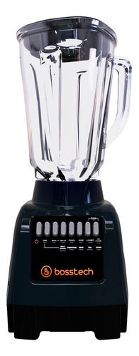 Licuadora 750w Vidrio 2l Botonera 10vel Bosstech B1 Negra