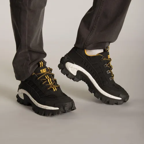 Zapatilla Hombre Intruder Negro Cuero Cat Cuotas sin inter s