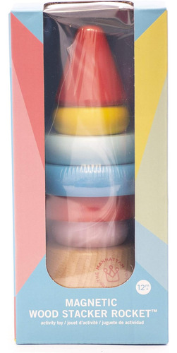 Manhattan Toy Stacker Rocket Juego De Juguetes Apilables Mag