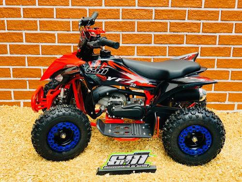 Cuatrimoto Para Niños 50cc A Gasolina Encendido Electrónico