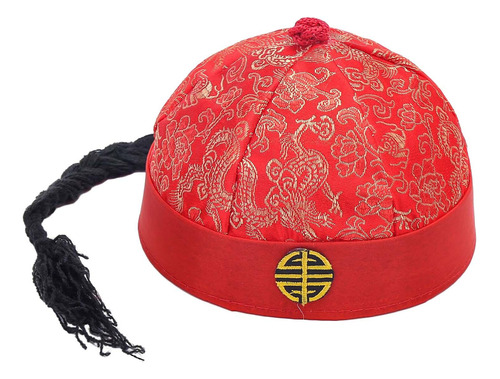 Sombrero Oriental Chino Sombrero De Emperador Chino Con Cola