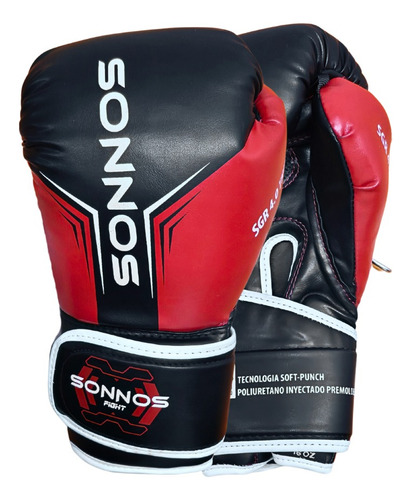 Guante Boxeo Sonnos Sgr 4.0 16oz Thunder Box