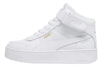 Comprar Tenis Deportivos Originales Cómodos Puma Carina Street Mid Mujer Media Bota Cuero Gamuza Cordones