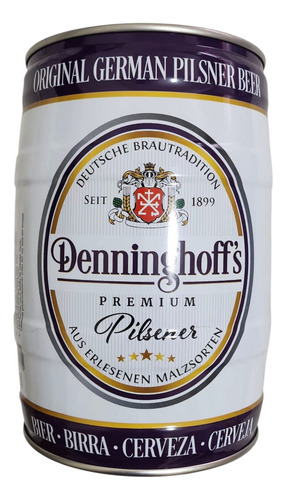 Barril De Cerveza 5 Litros Denninghoffs Con Canilla Alemania